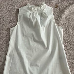 Banana Republic | Ruched Collar Sleeveless Blouse